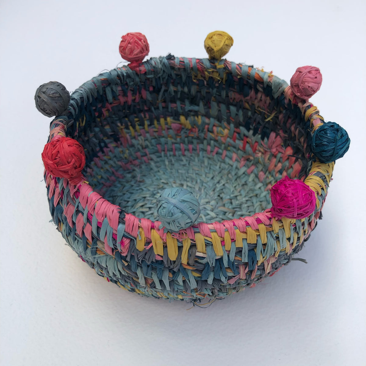 Coiled Raffia Basket