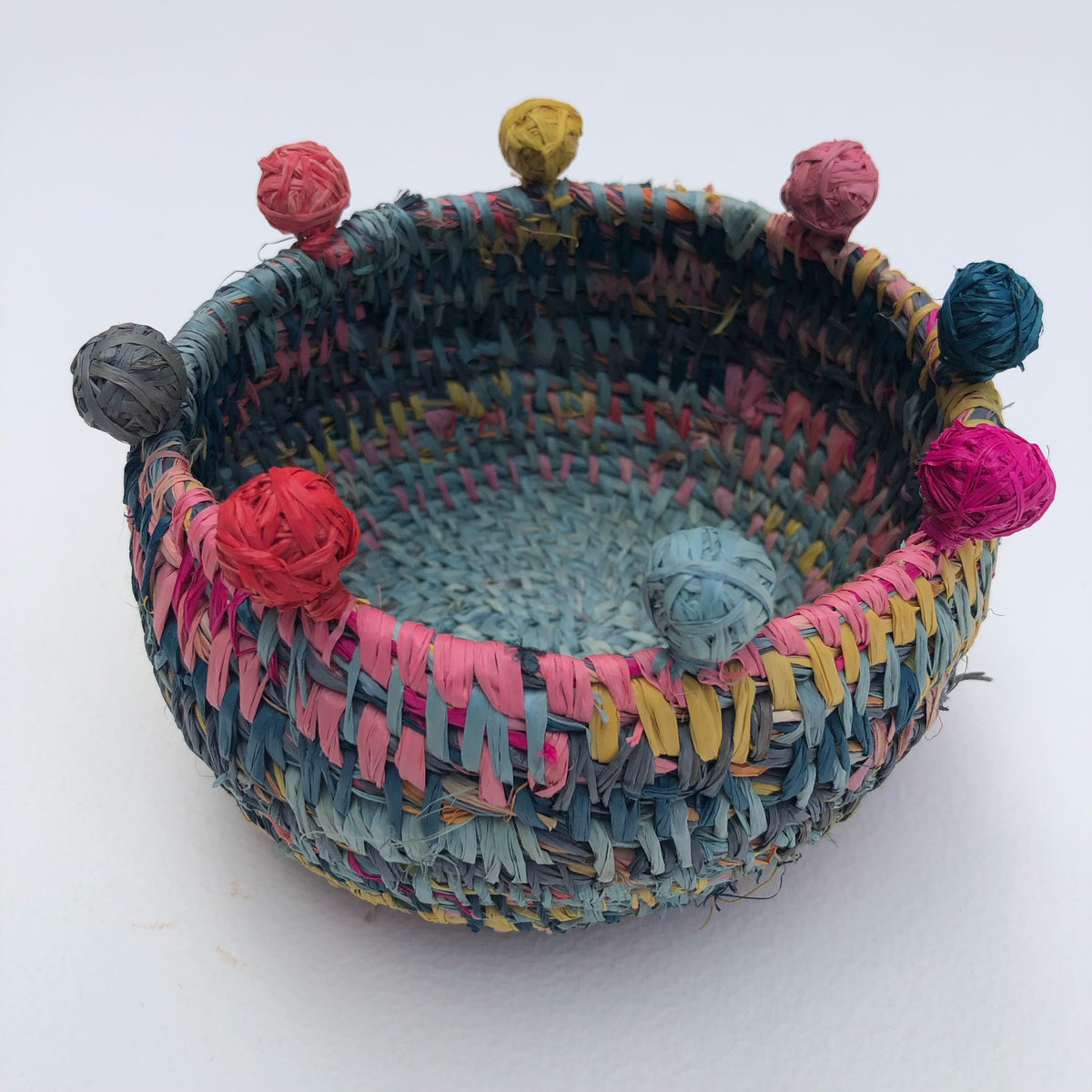 Coiled Raffia Basket