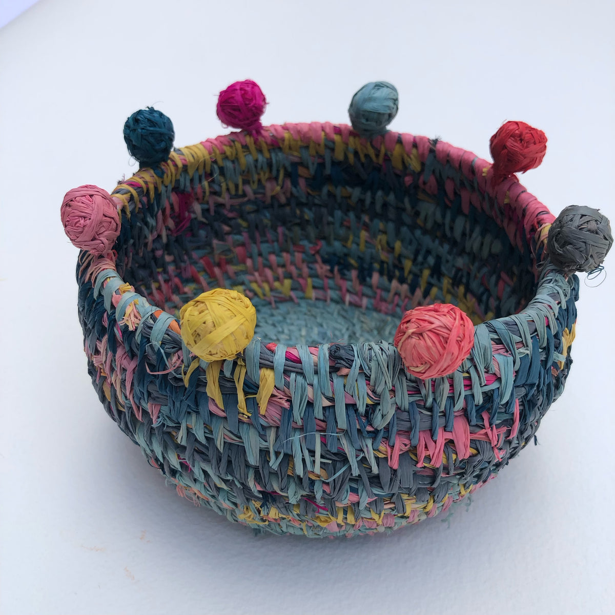 Coiled Raffia Basket
