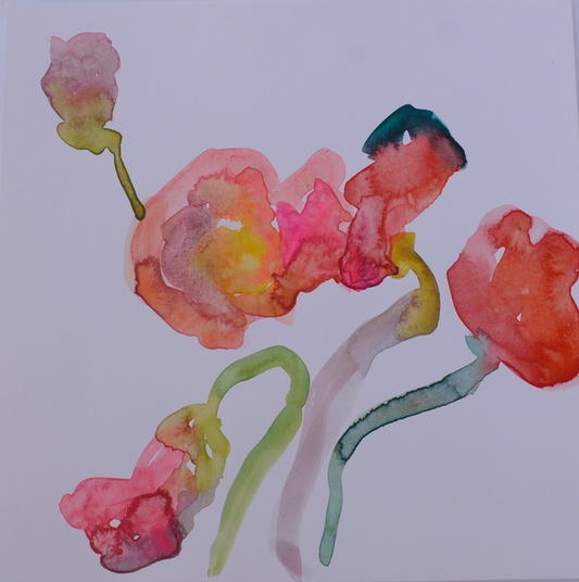 Poppies 2 — Original Watercolour Painting